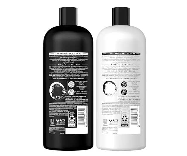 Cặp Dầu Gội & Xả Tresemmé Flawless Curls 828ml – Giữ Nếp Tóc Uốn, Dưỡng Mượt Suôn Bóng