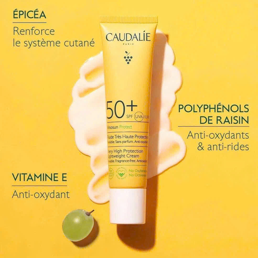 Set Serum Trị Nám, Tàn Nhang Caudalie + Tặng Kem Chống Nắng SPF 50