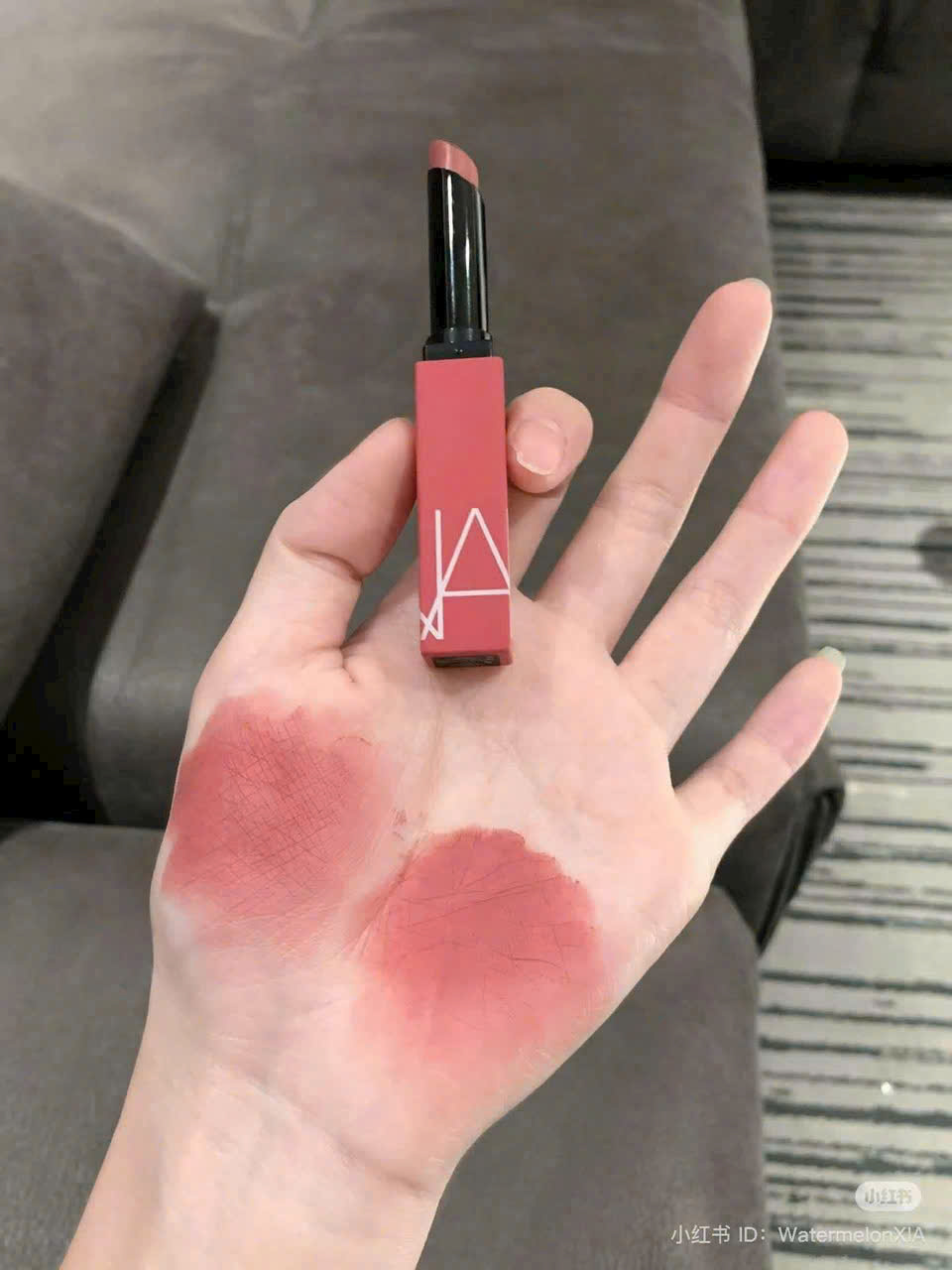 Son Nars Powermatte Lipstick 112 American Woman Màu Hồng
